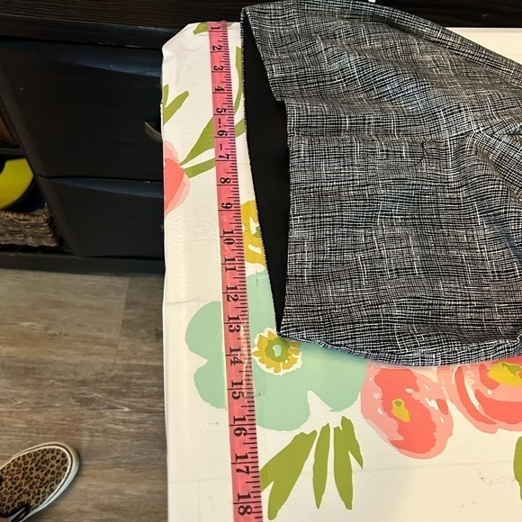 Alfani 4P black-and-white stretch pull on workwear pants - Picture 4 of 7